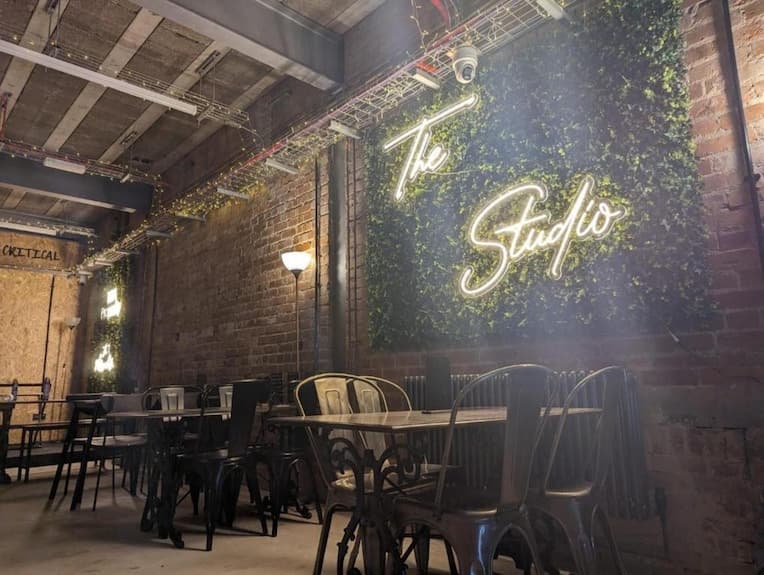 Studio Café Swansea interior